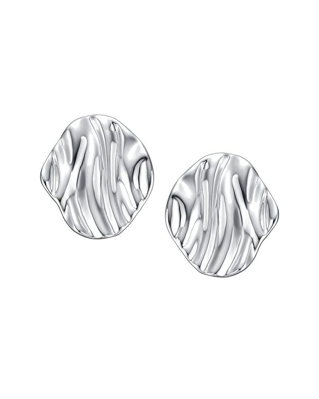 Genevive Jewelry Metallic Cz Earrings