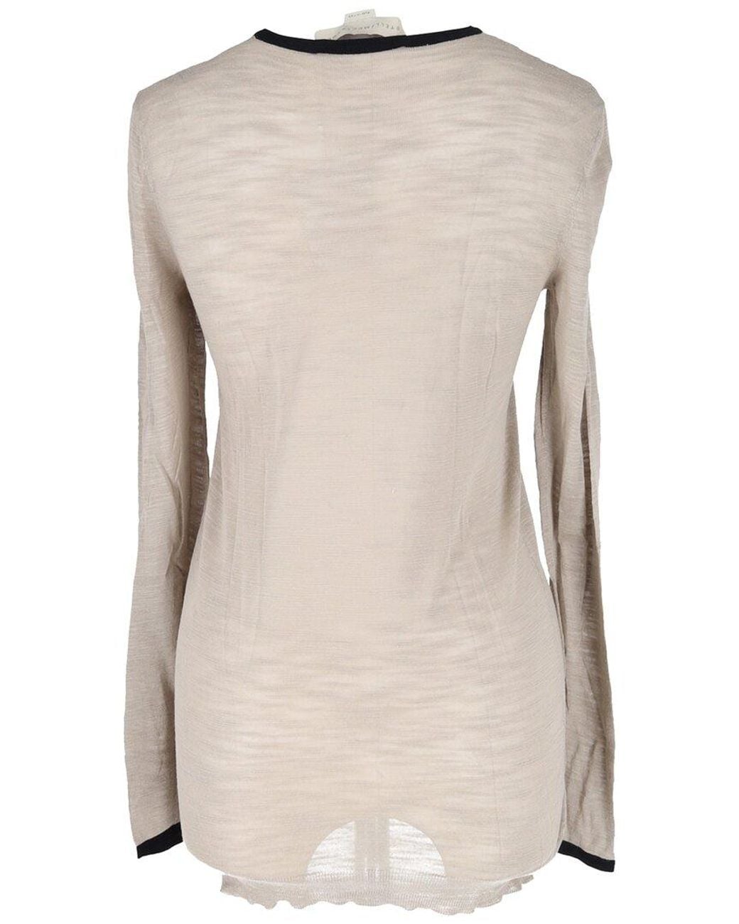 Stella McCartney Natural Crewneck T-Shirt, Size It (Authentic Pre-Loved)
