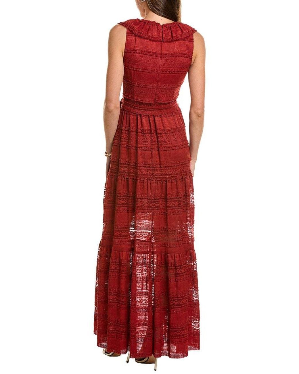 Eliza J Red Maxi Dress