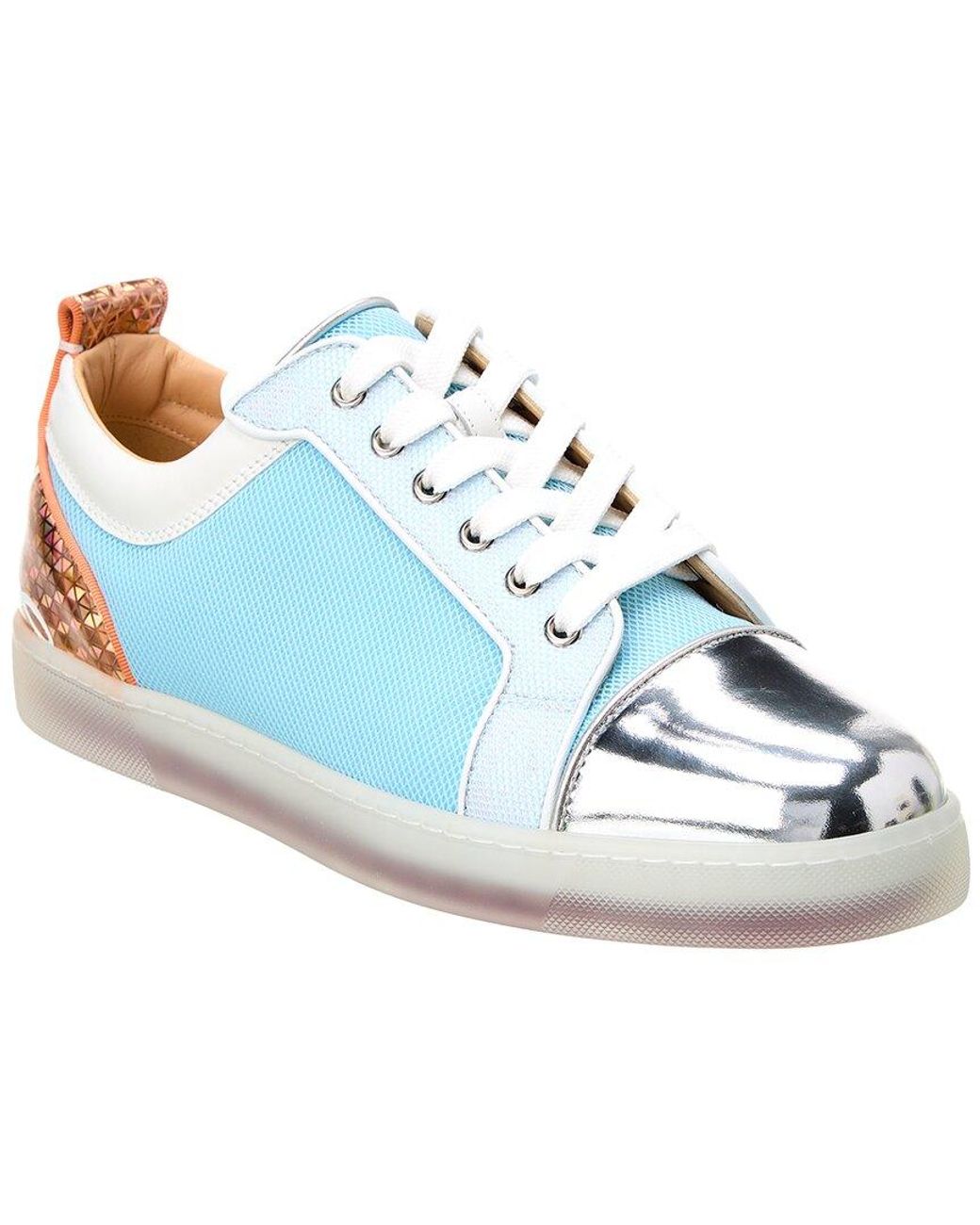 Christian Louboutin Fun Louis Junior Mesh & Leather Sneaker in