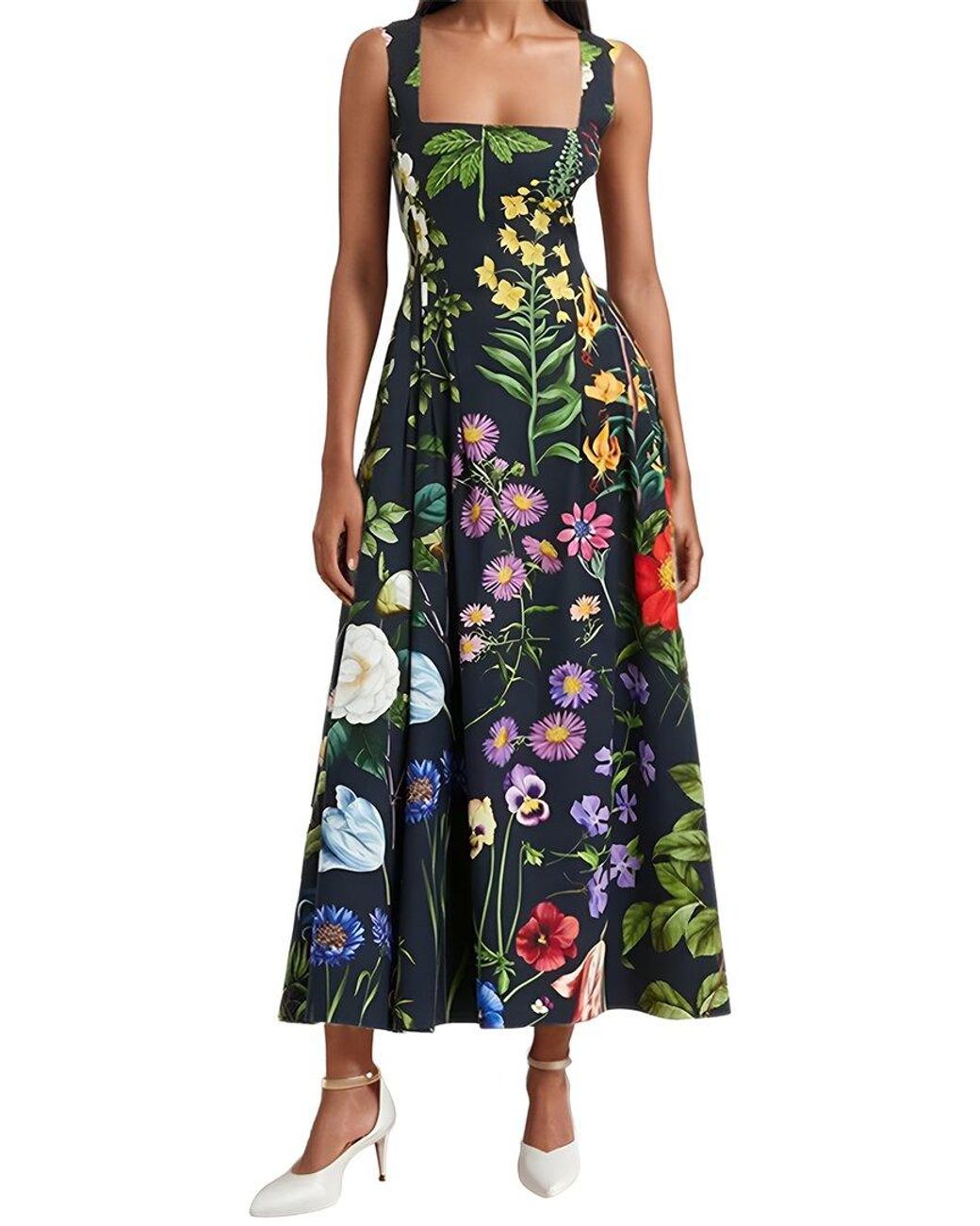 Esea Green Midi Dress