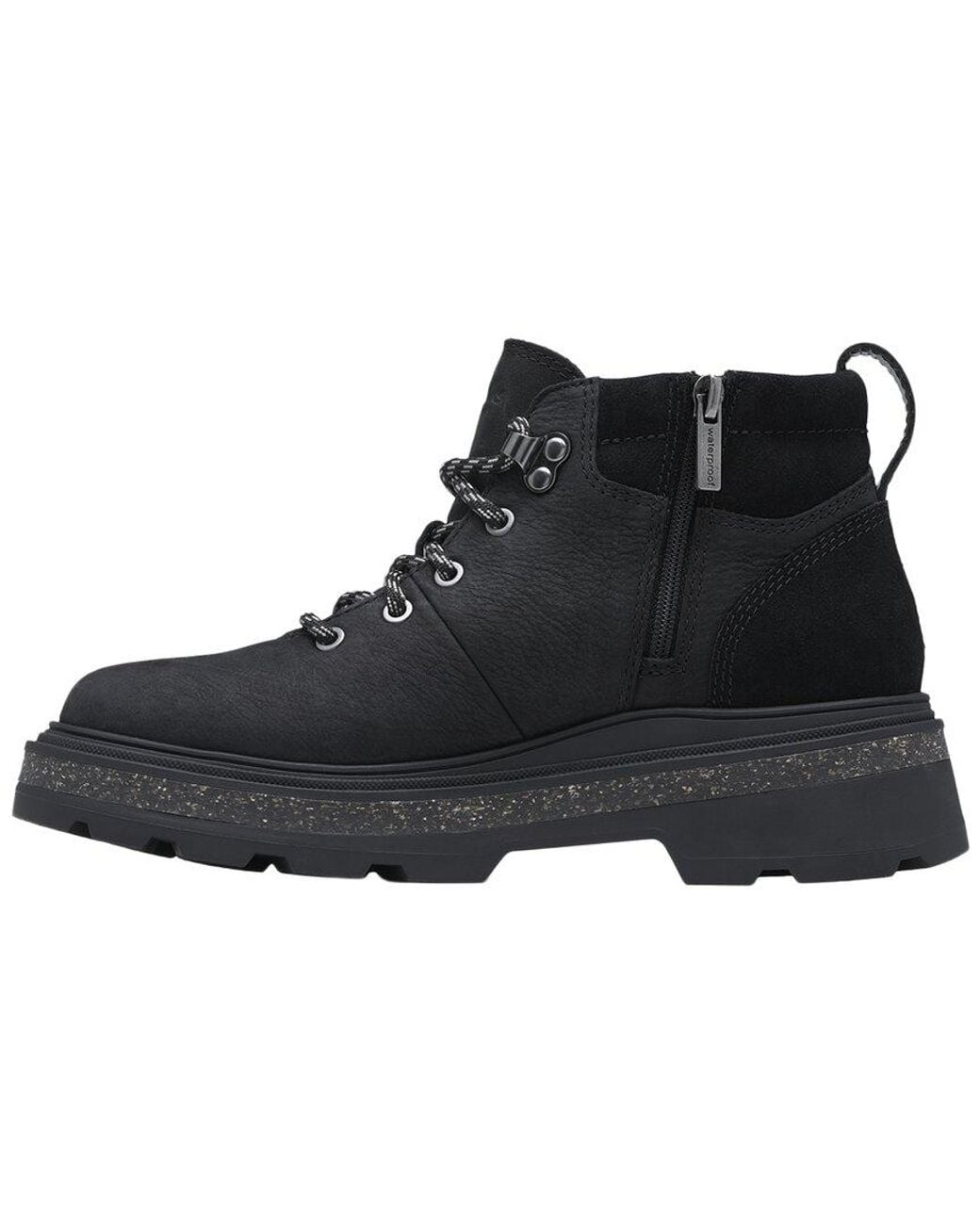 Clarks Black Hencrofthikewp Leather Boot