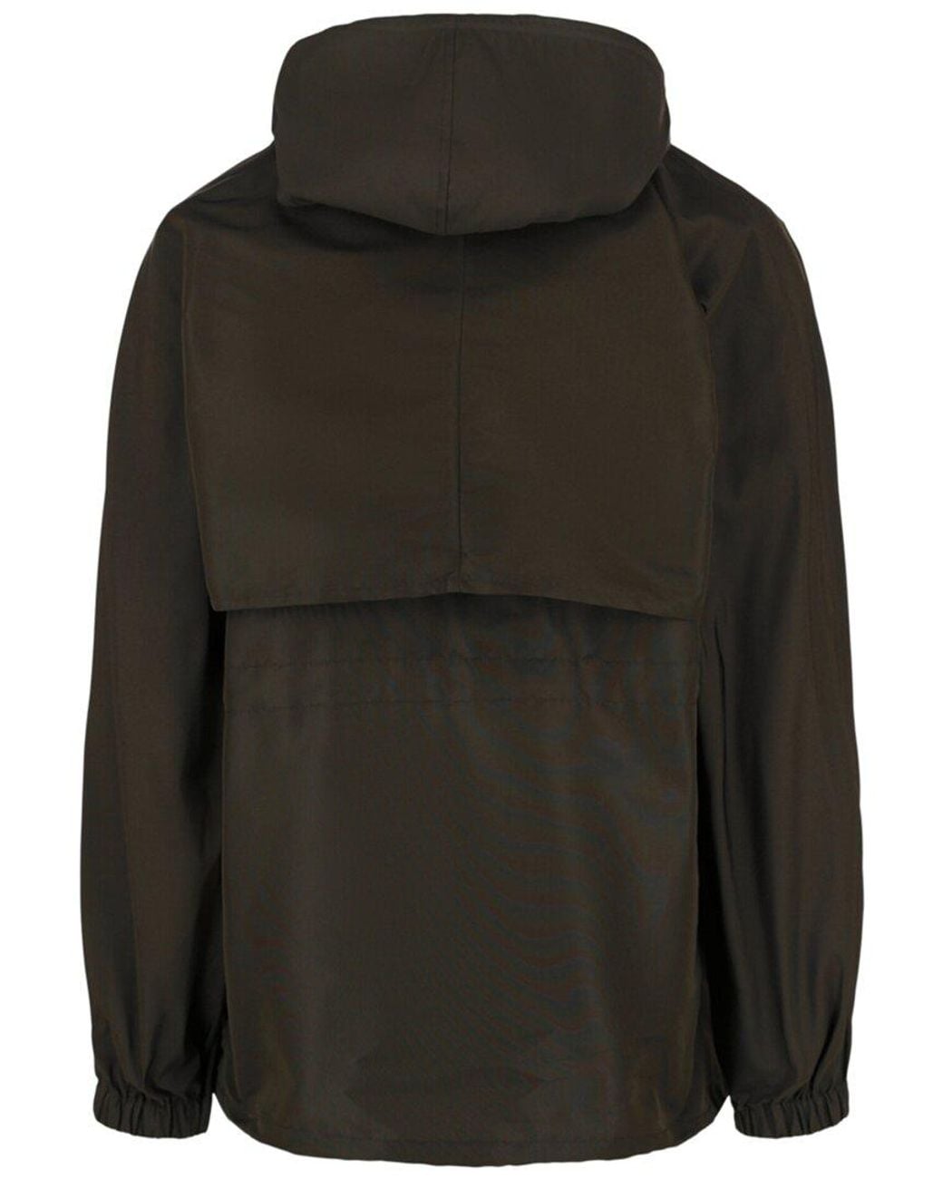 McQueen Black Kimono Sleeve Windbreaker for men