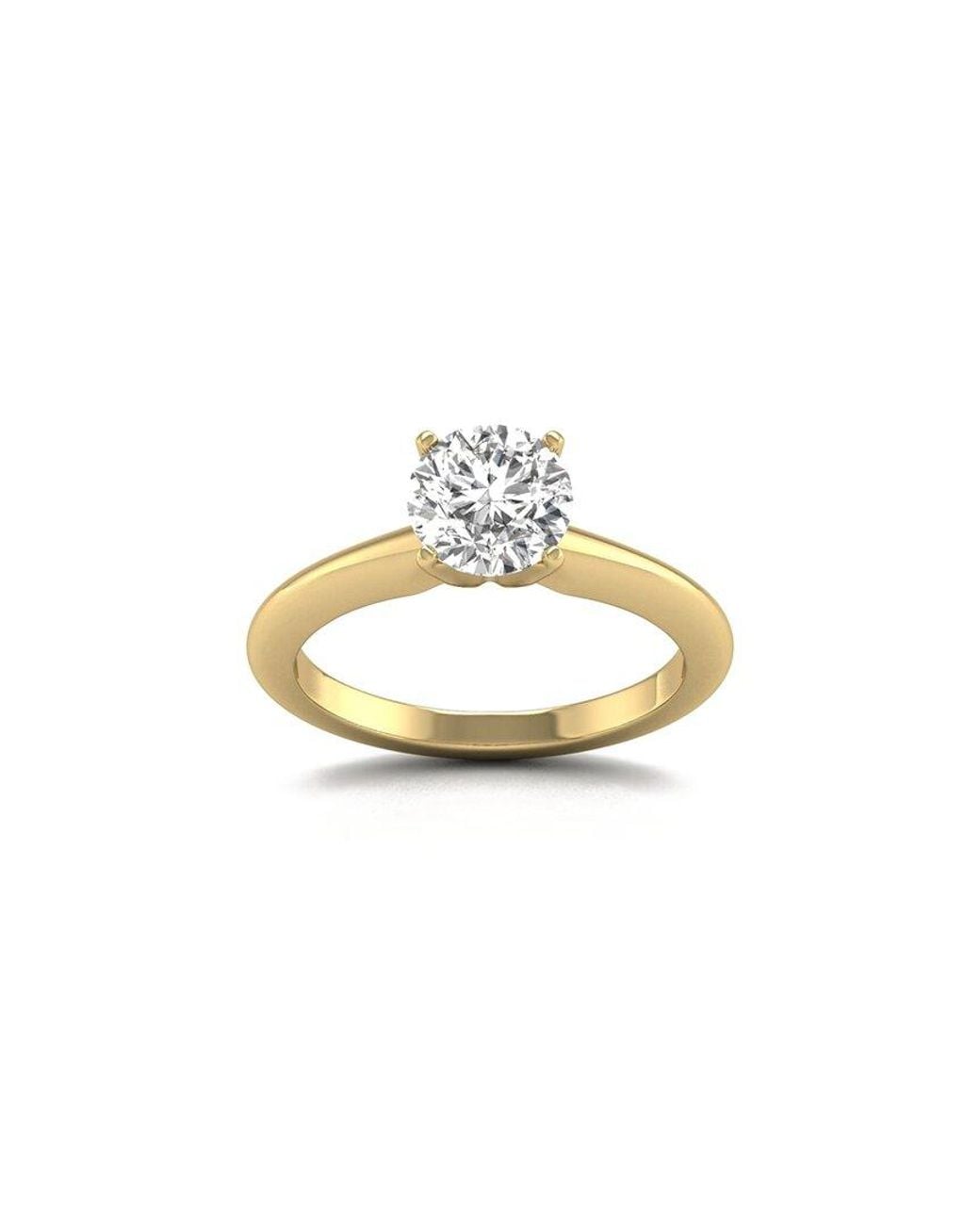Diana M Metallic Diana M. Fine Jewelry 14K 1.50 Ct. Tw. Lab Grown Diamond Solitaire Ring