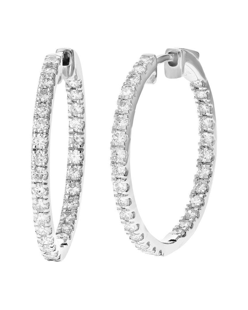 Amairah White 1.00 Ct. Tw. Lab-Grown Diamond Hoops