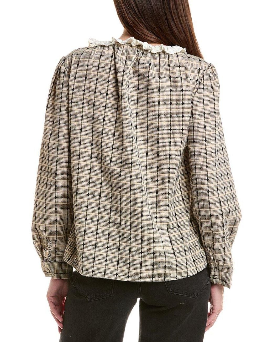 ANNA KAY Gray Luna Blouse