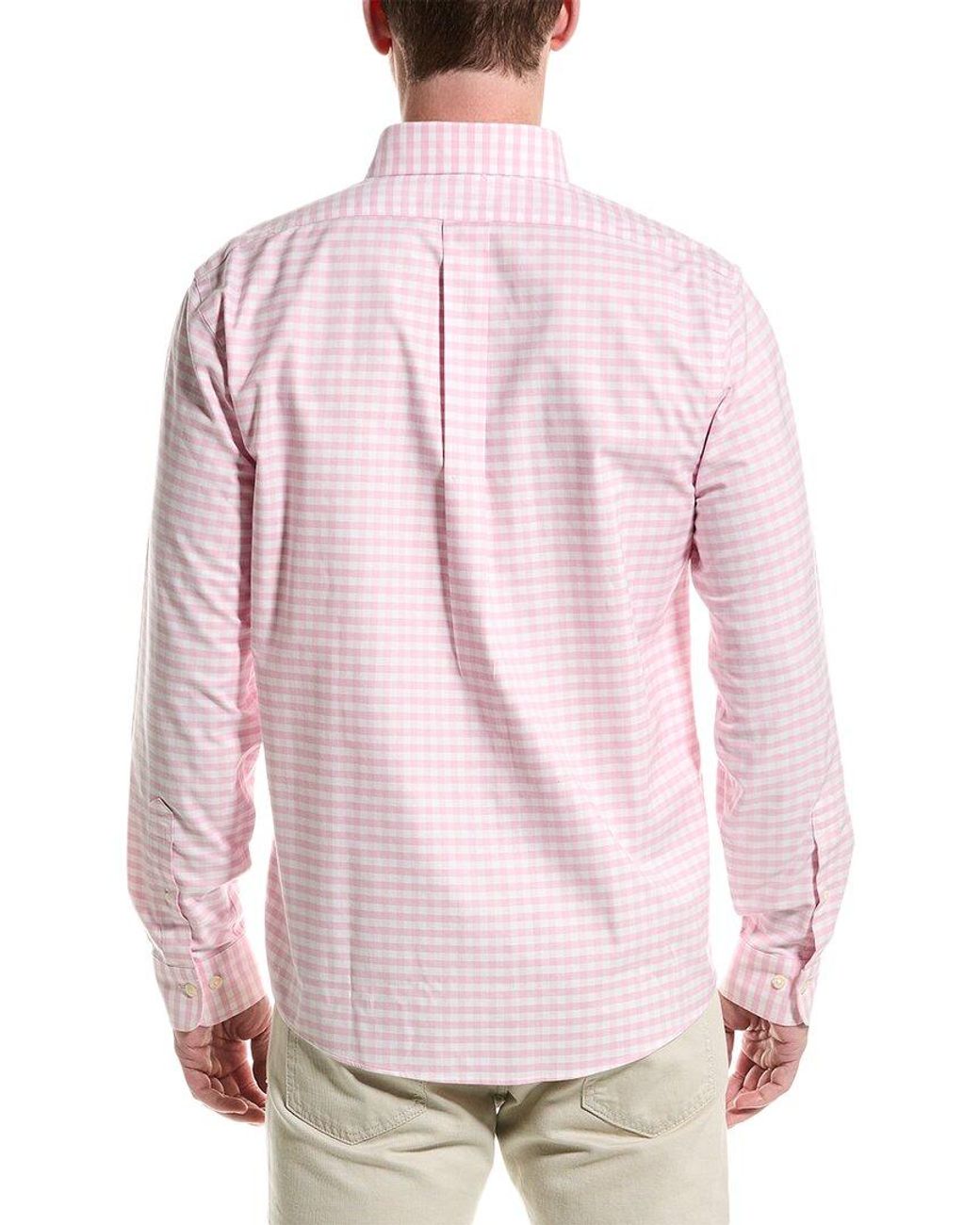 Brooks Brothers Gingham Regular Fit Woven Shirt in Pink for Men Lyst UK