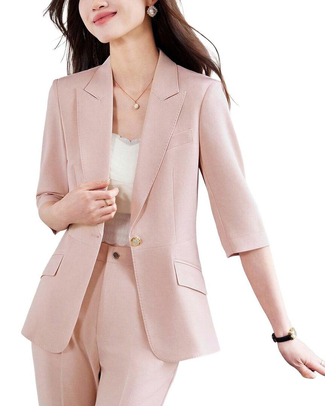 Adelin May Pink Blazer