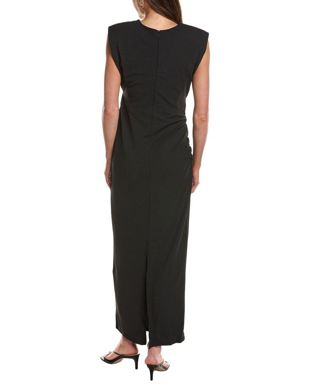 Ichi Black Katine Maxi Dress