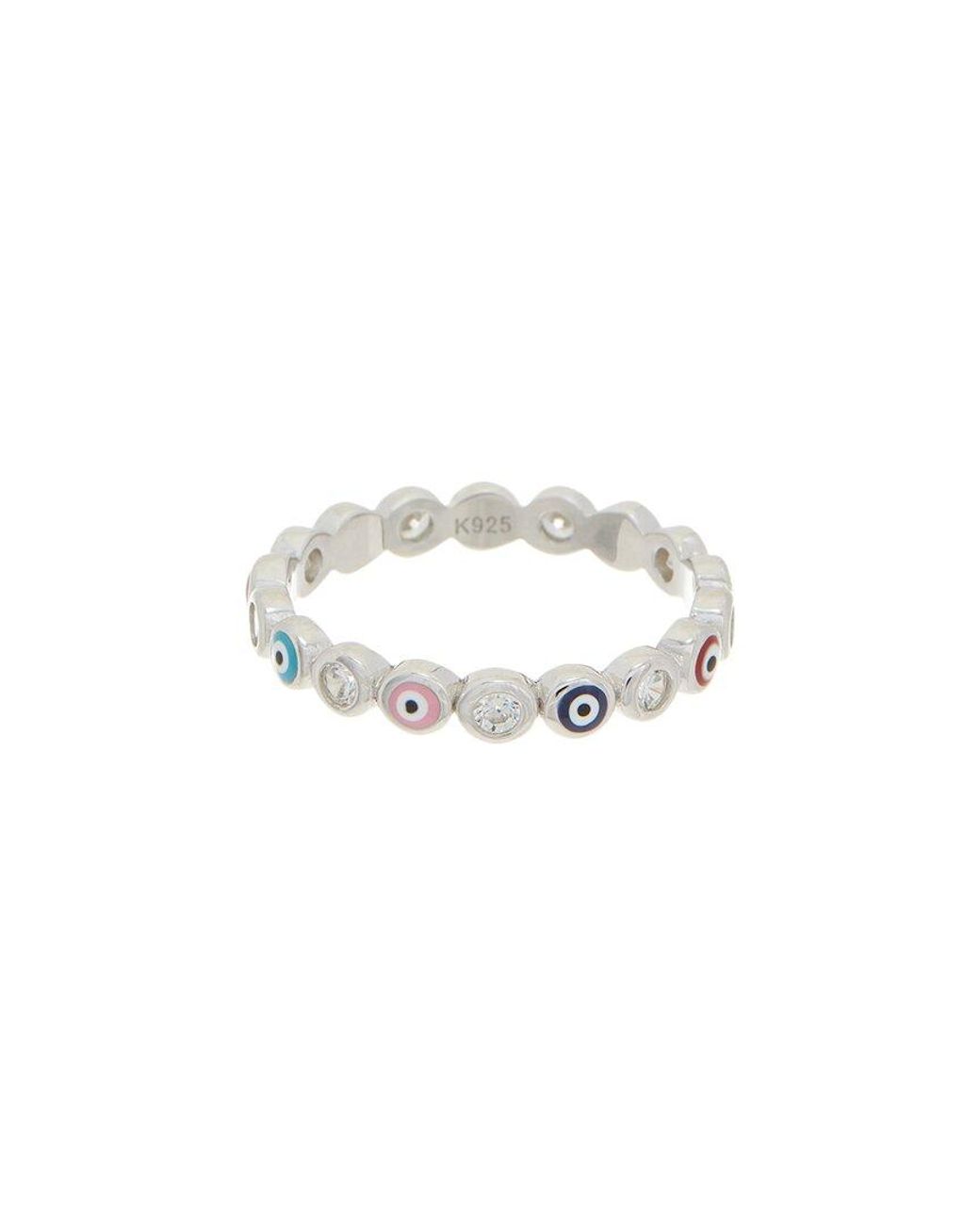 Meshmerise White 18K Over Cz Ring