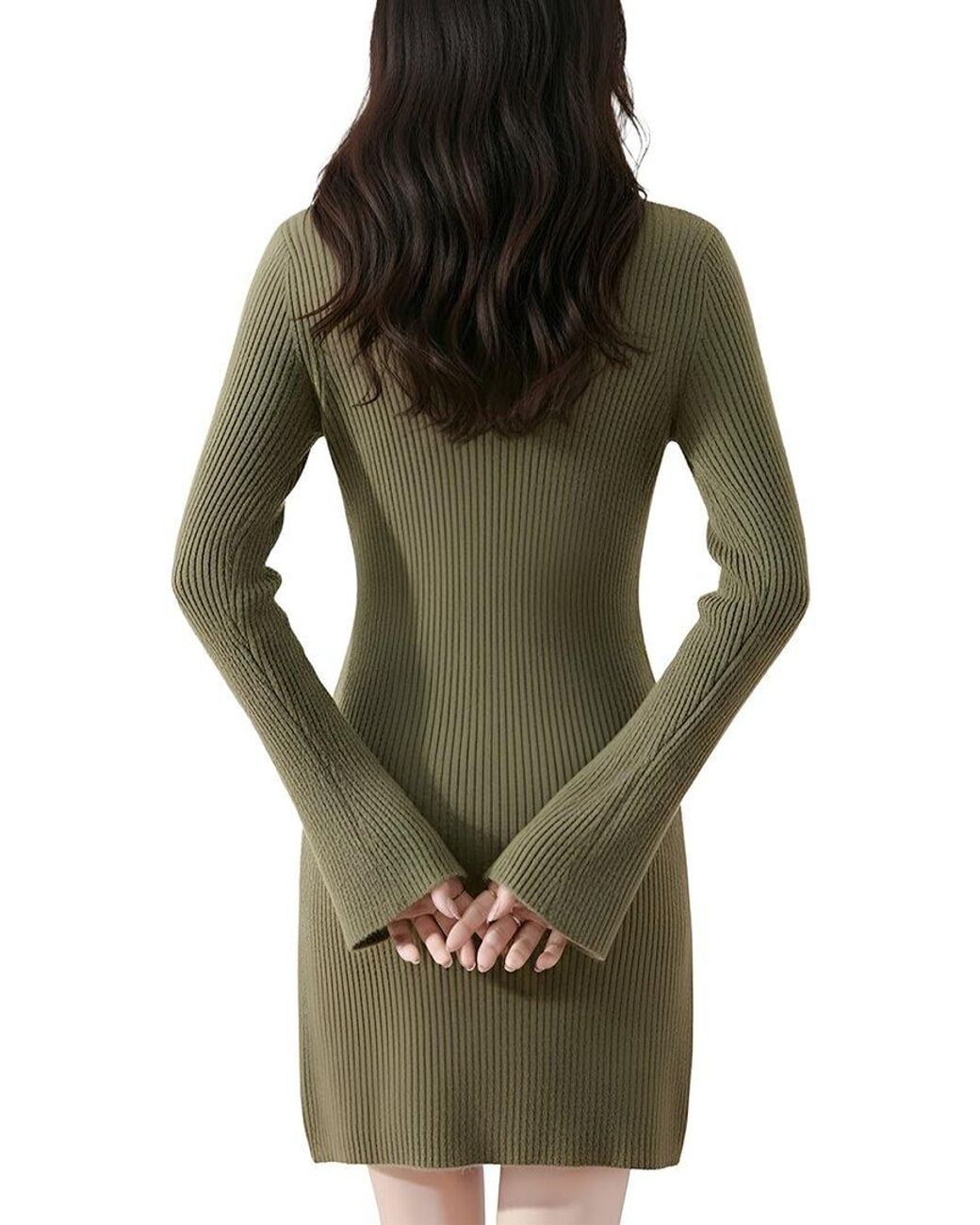 Tedora Green Mini Dress