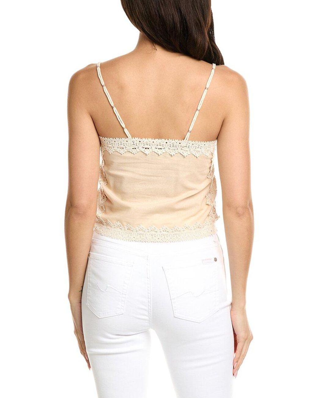Estellina White Embellished Top