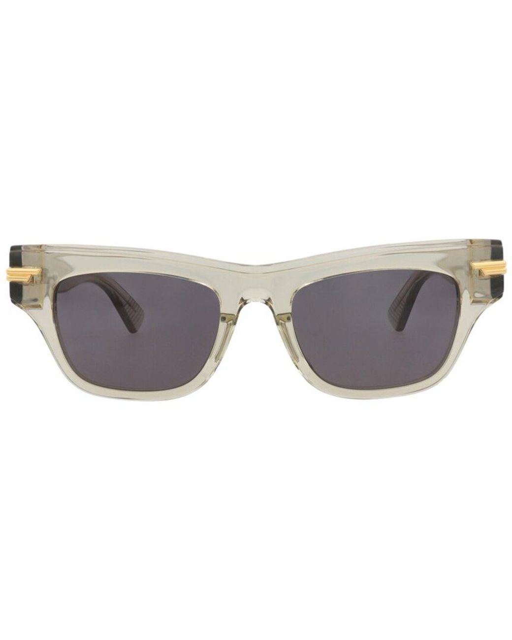 Bottega Veneta White Bv1122S 51Mm Sunglasses