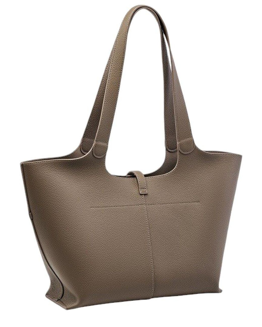 Adele Berto Brown Leather Tote