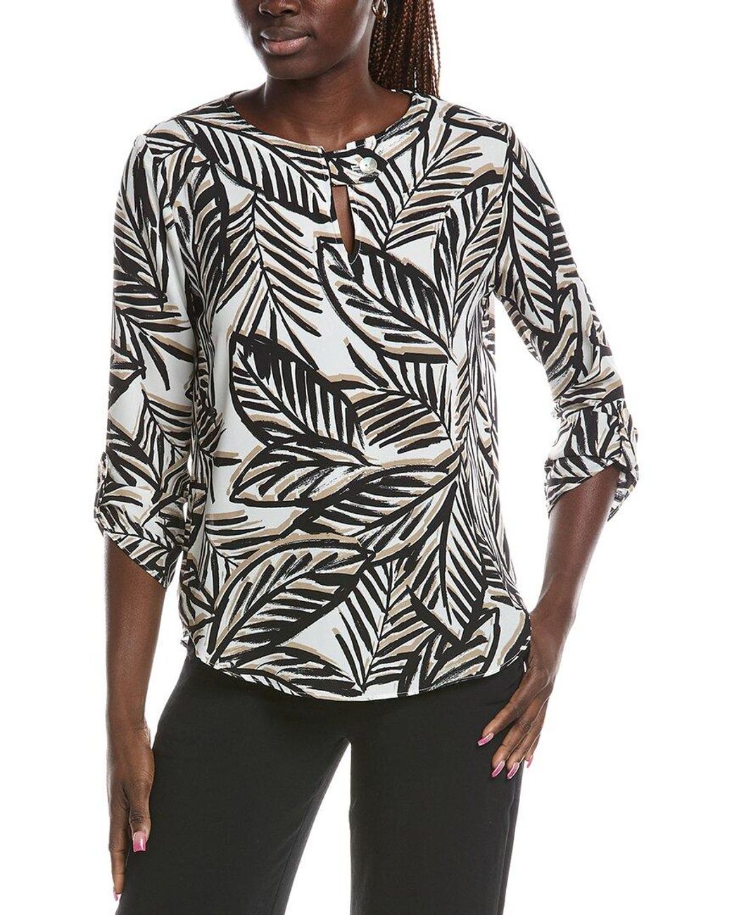 Joseph Ribkoff Gray Blouse