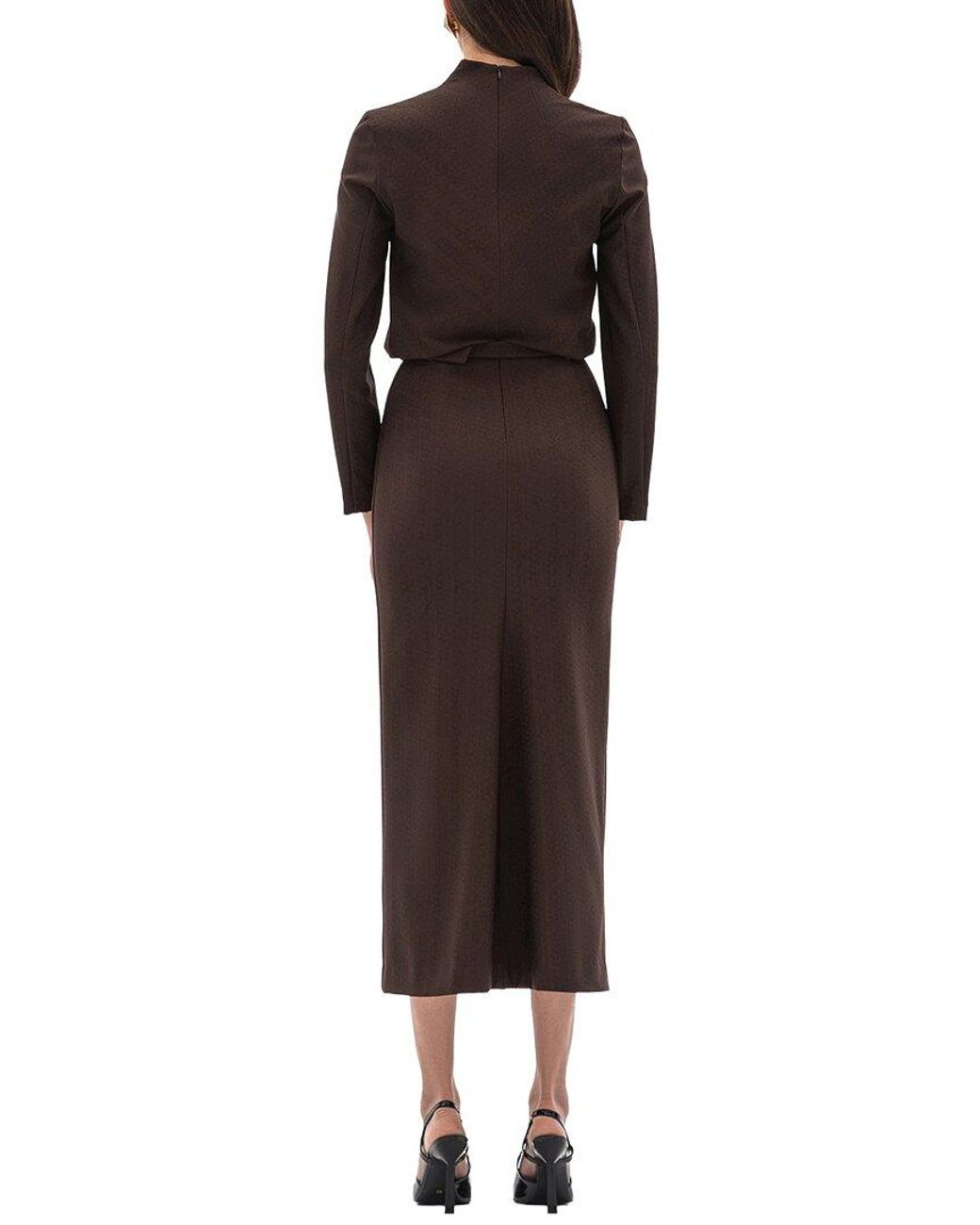 BGL Brown Midi Dress