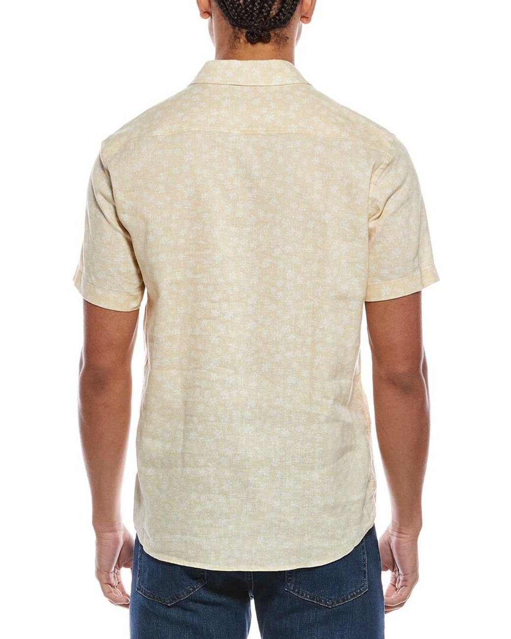 Boss Natural Roan Kent Linen-Blend Shirt for men