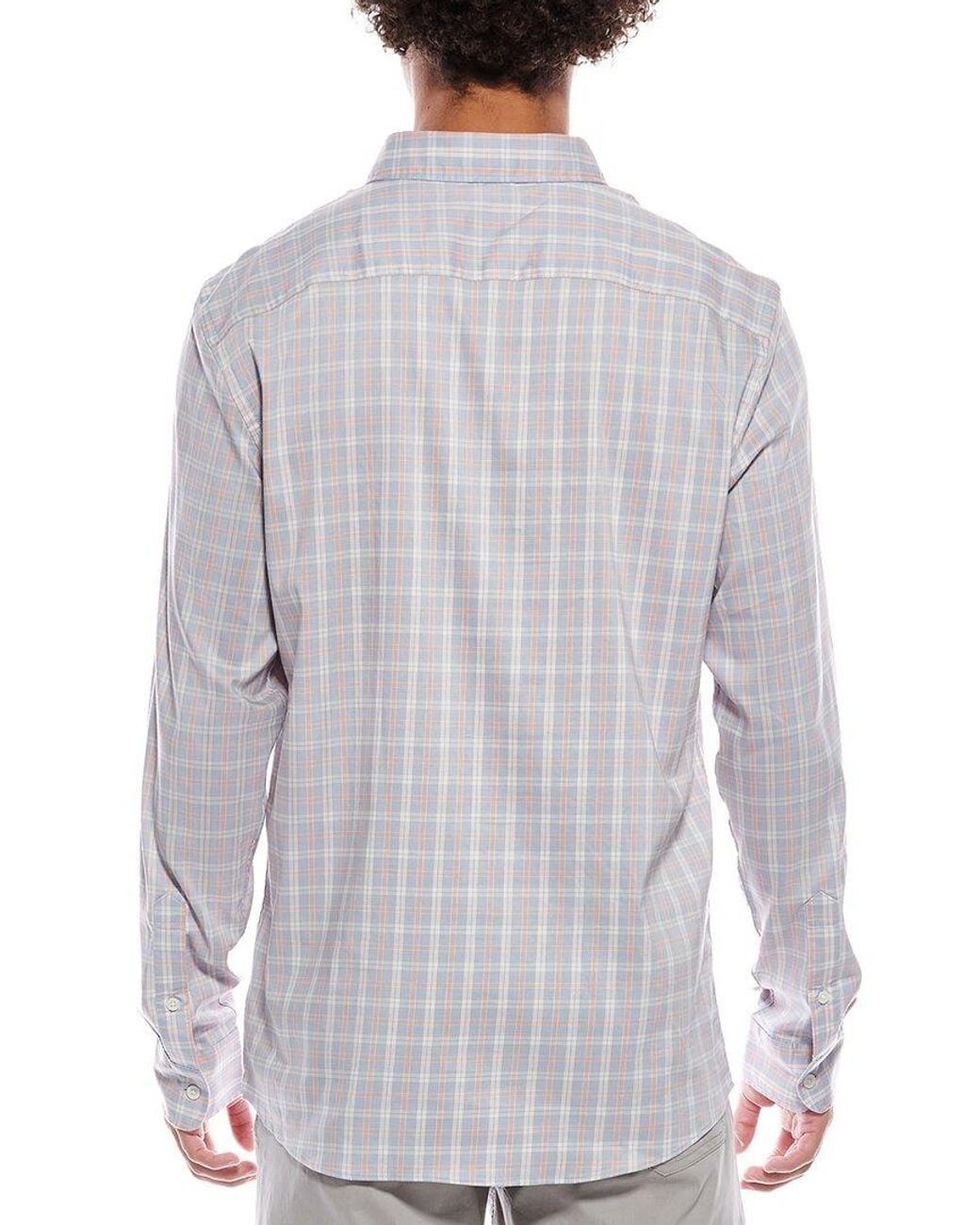 Faherty Brand Gray The Movement Shirt (Tall) for men