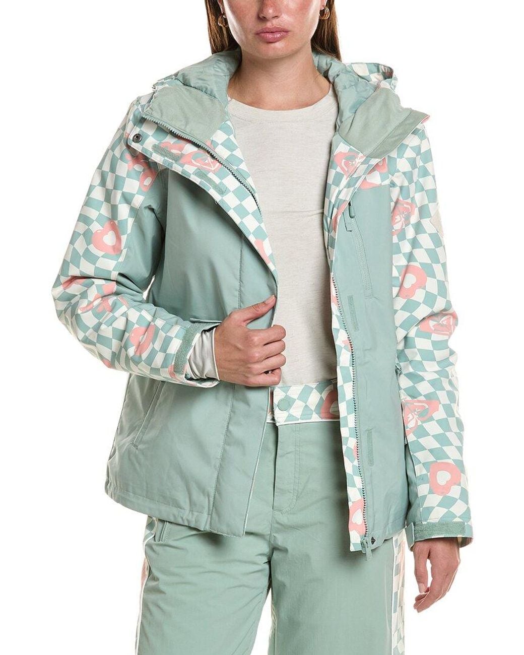 Roxy Green Jetty Jacket Block