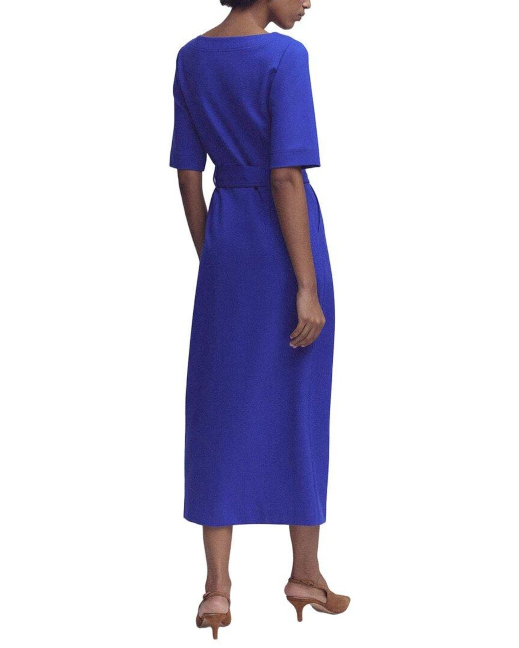 Boden Blue Bria Ponte Midi Dress