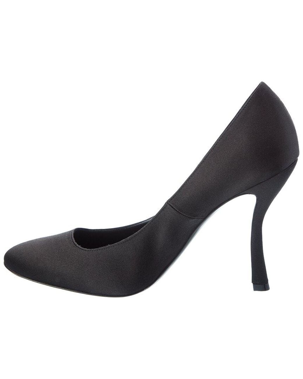 Roger Vivier Black Satin Pump