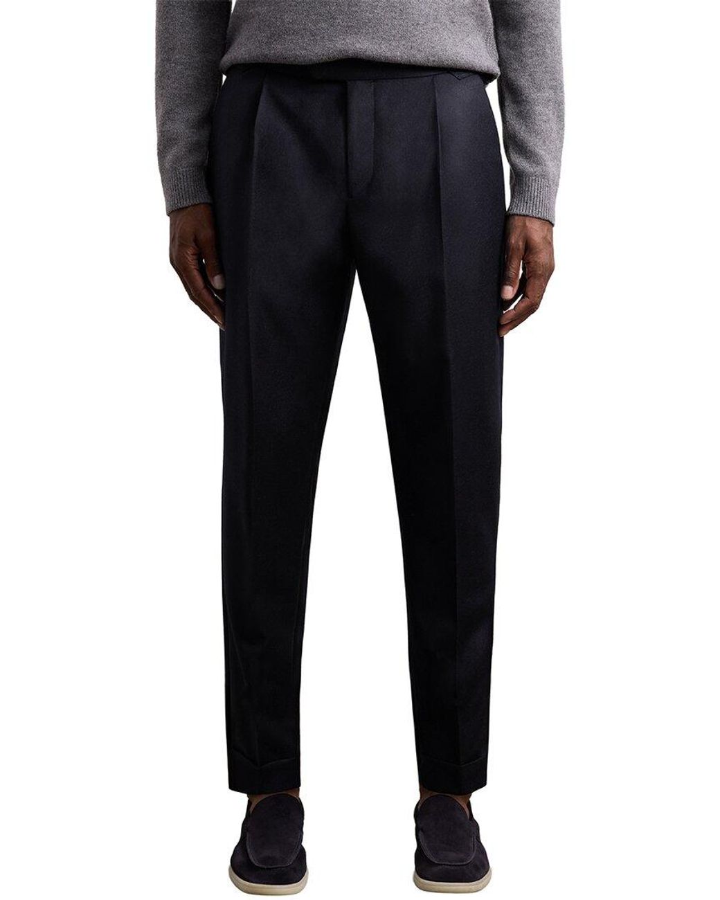 Reiss Blue Cantwell Side Adjuster Trouser for men