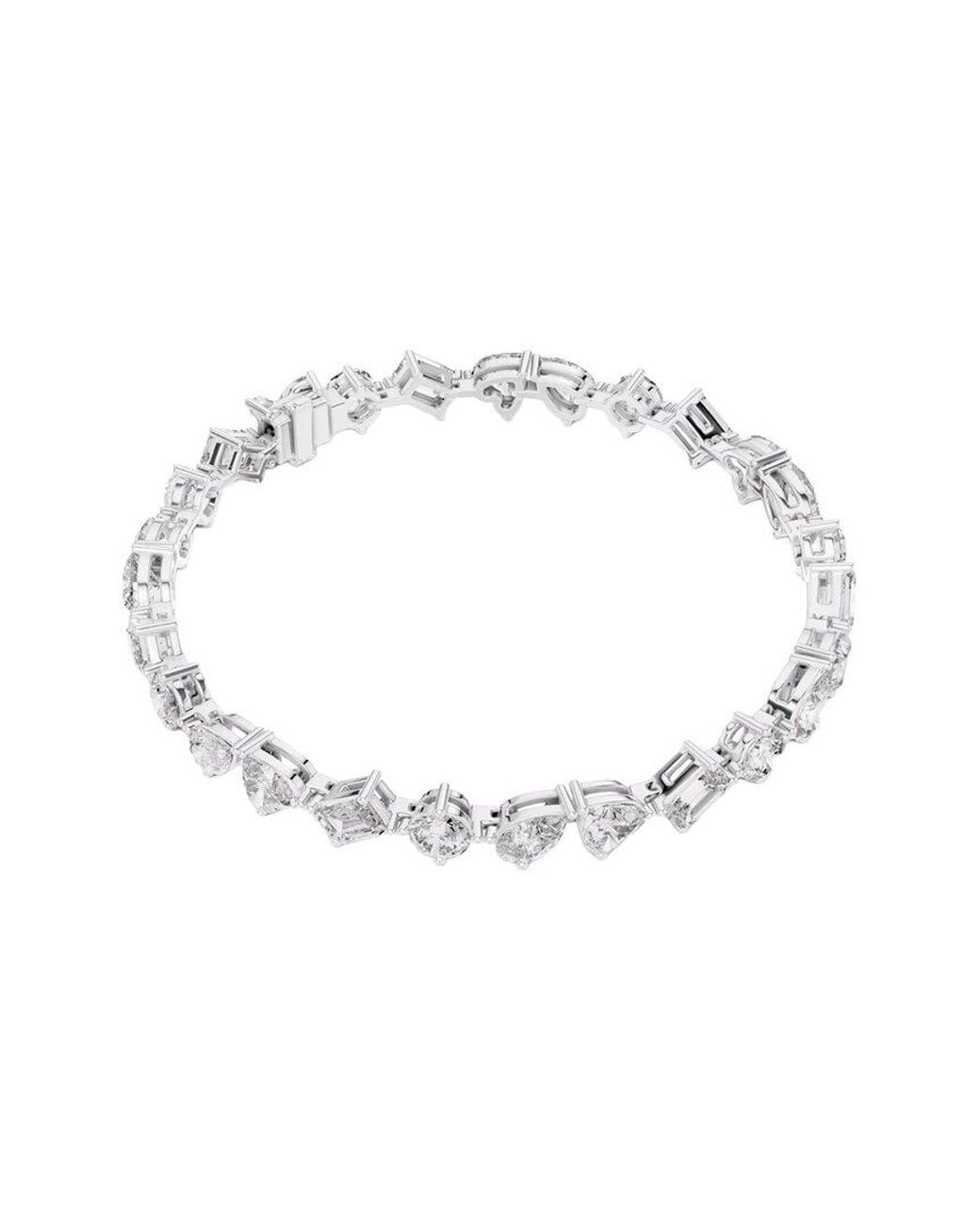 VOWE White 14K 10.50 Ct. Tw. Lab-Grown Diamond Bracelet