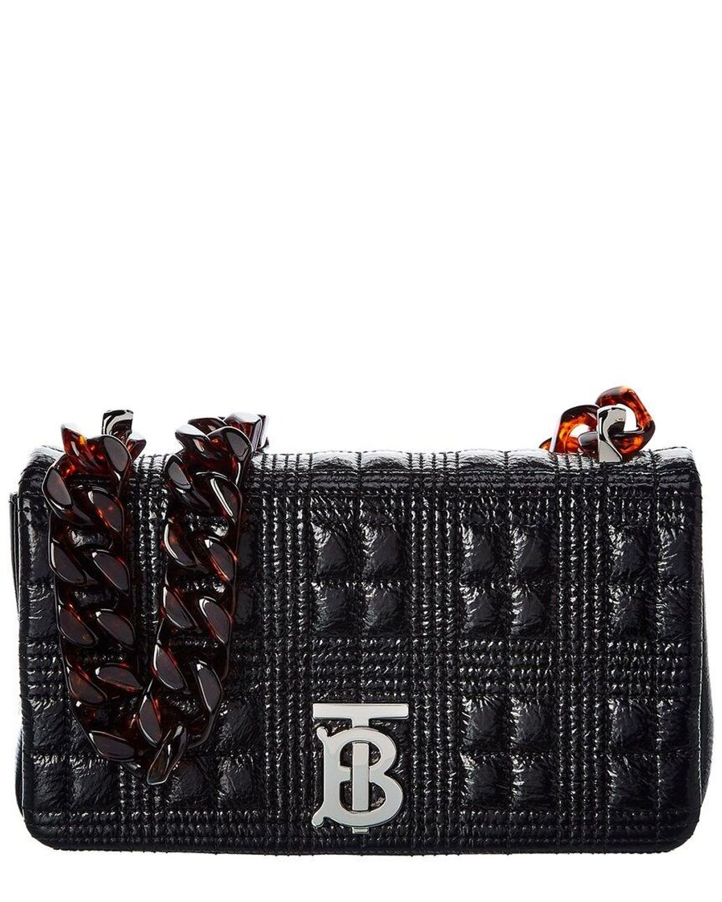 Burberry Small Lola Leather Shoulder Bag in Black Lyst