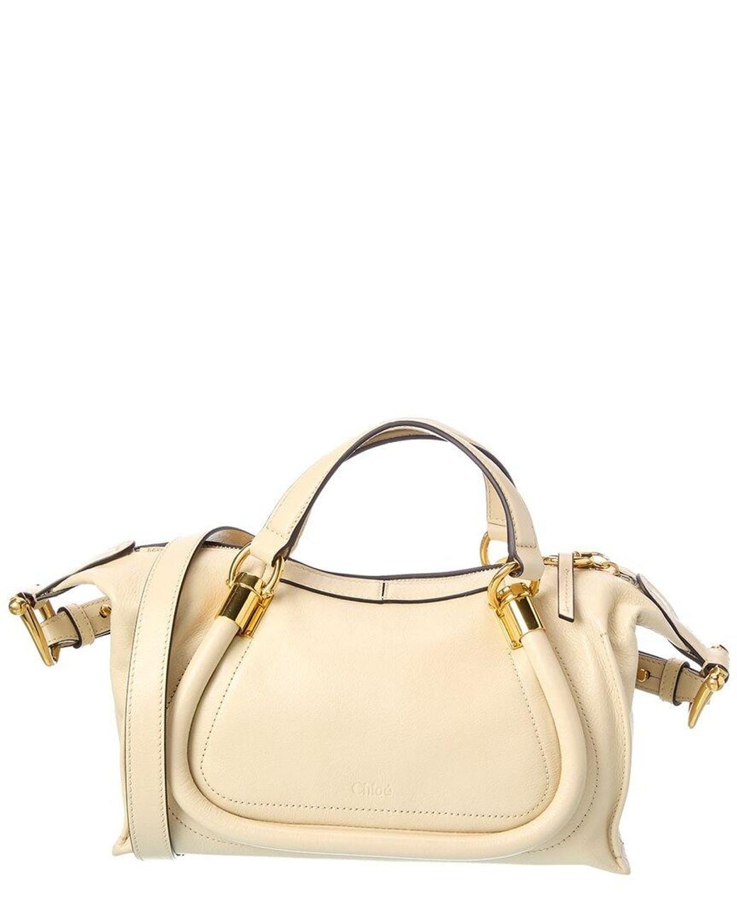Chloé Natural Paraty Leather Satchel