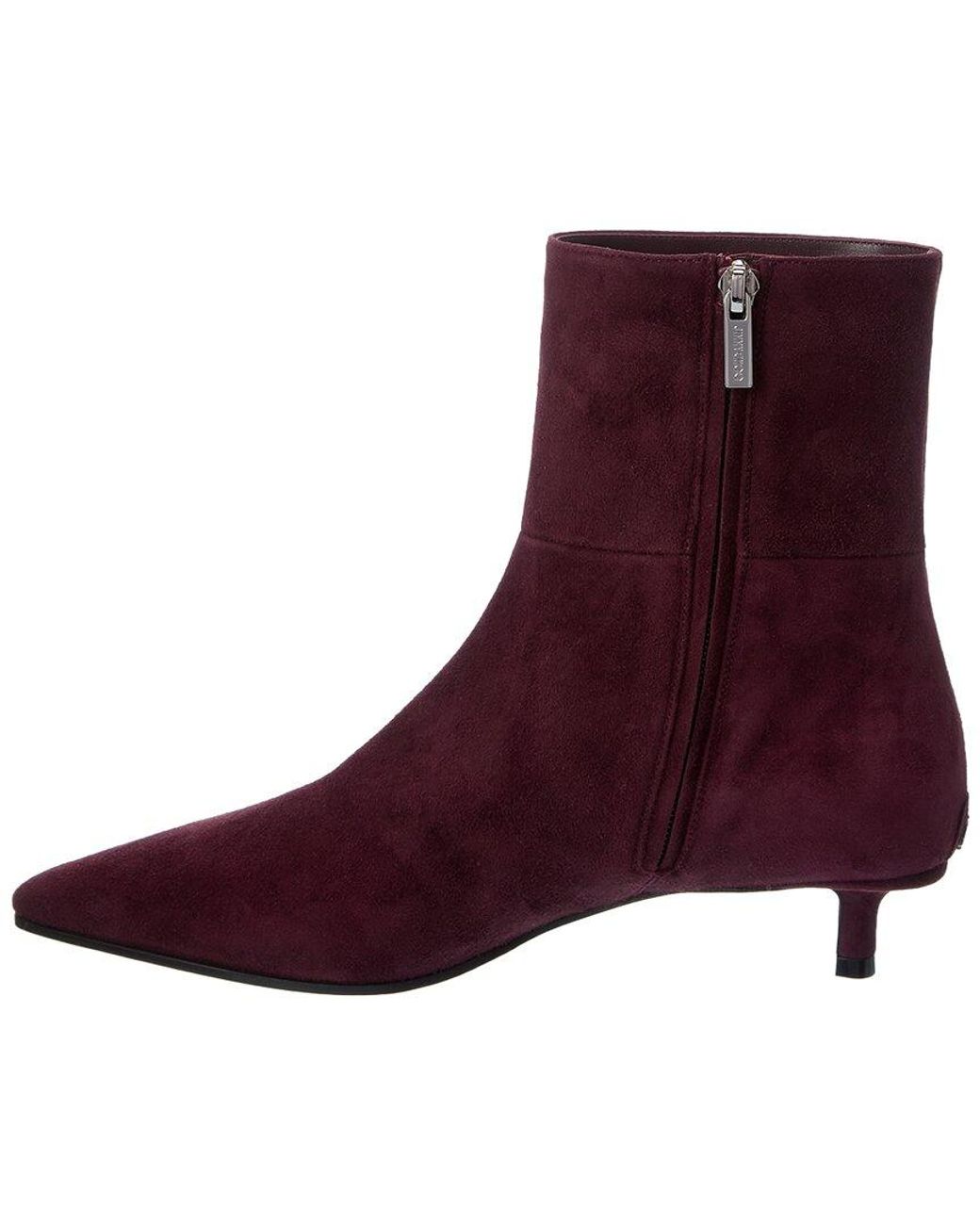 Jimmy Choo Purple Lory 35 Suede Bootie