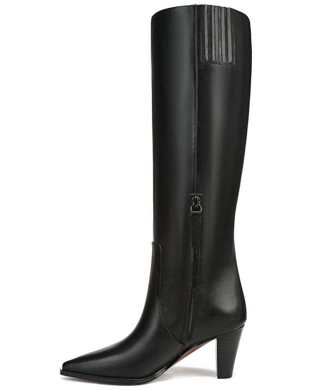Franco Sarto Black L-Jaycen Leather Bootie