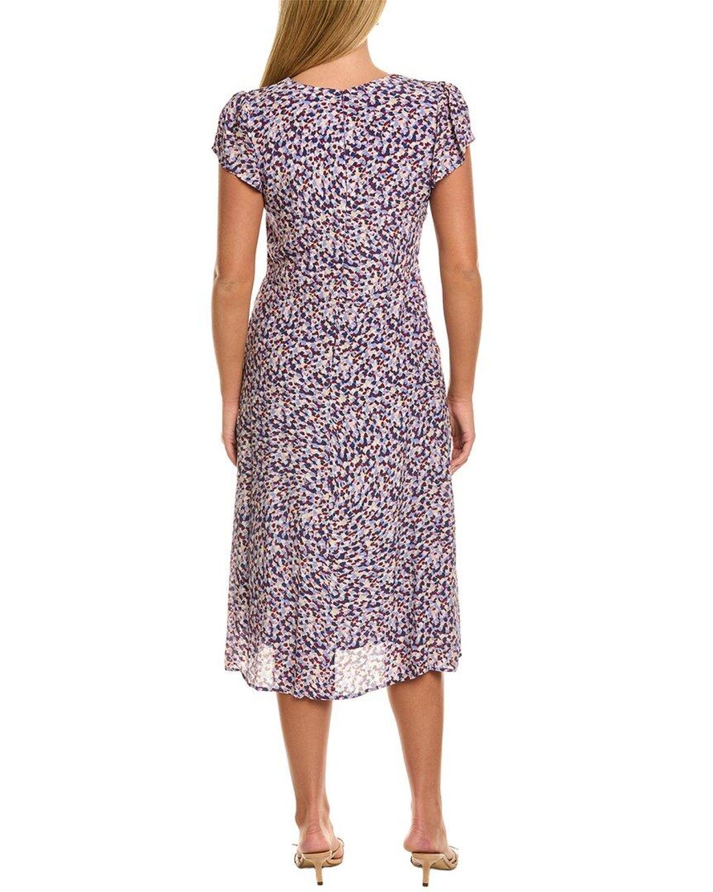 Velvet By Graham & Spencer Purple Nevine Midi Dress