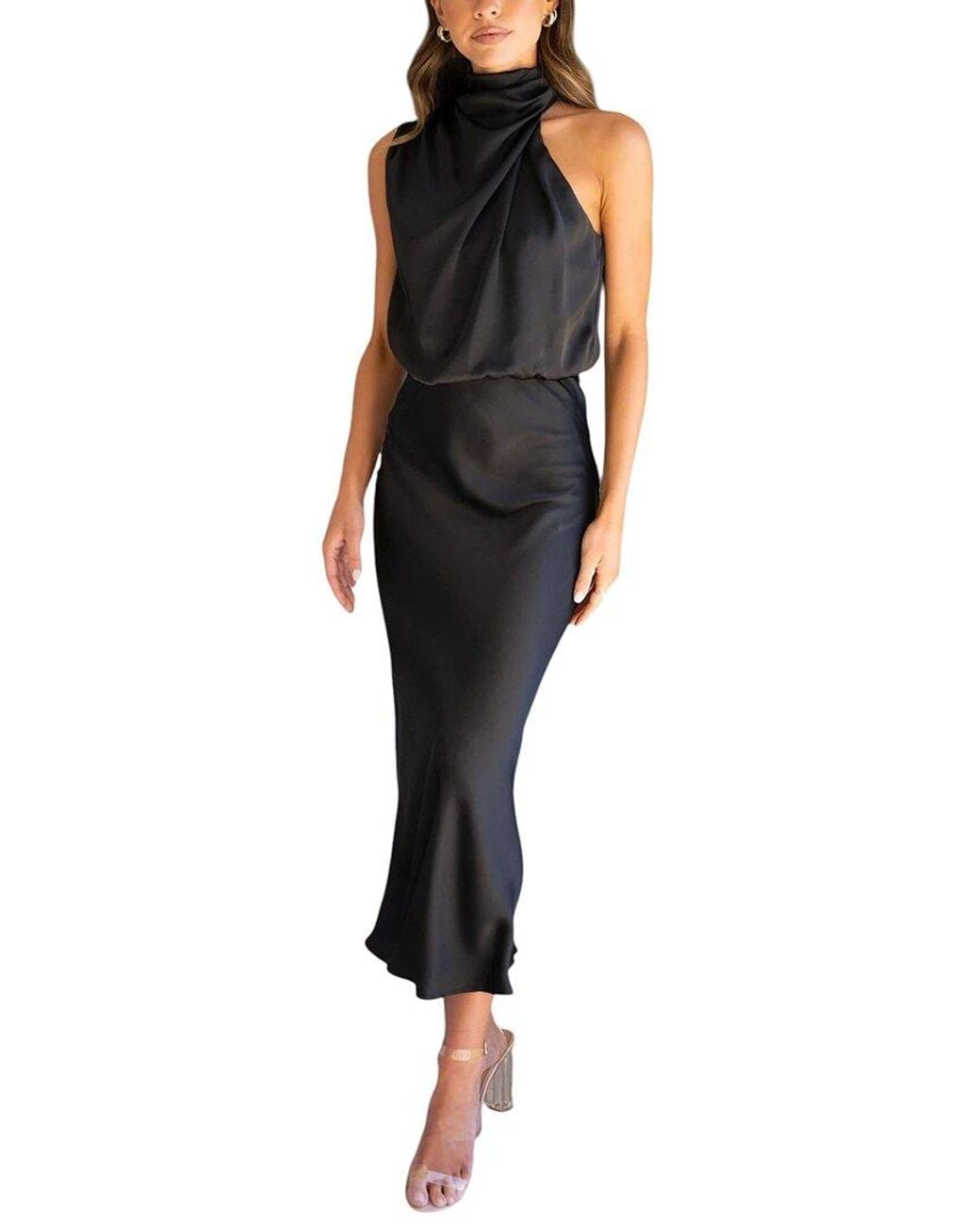 CHARLOTTE GREEN Black Maxi Dress