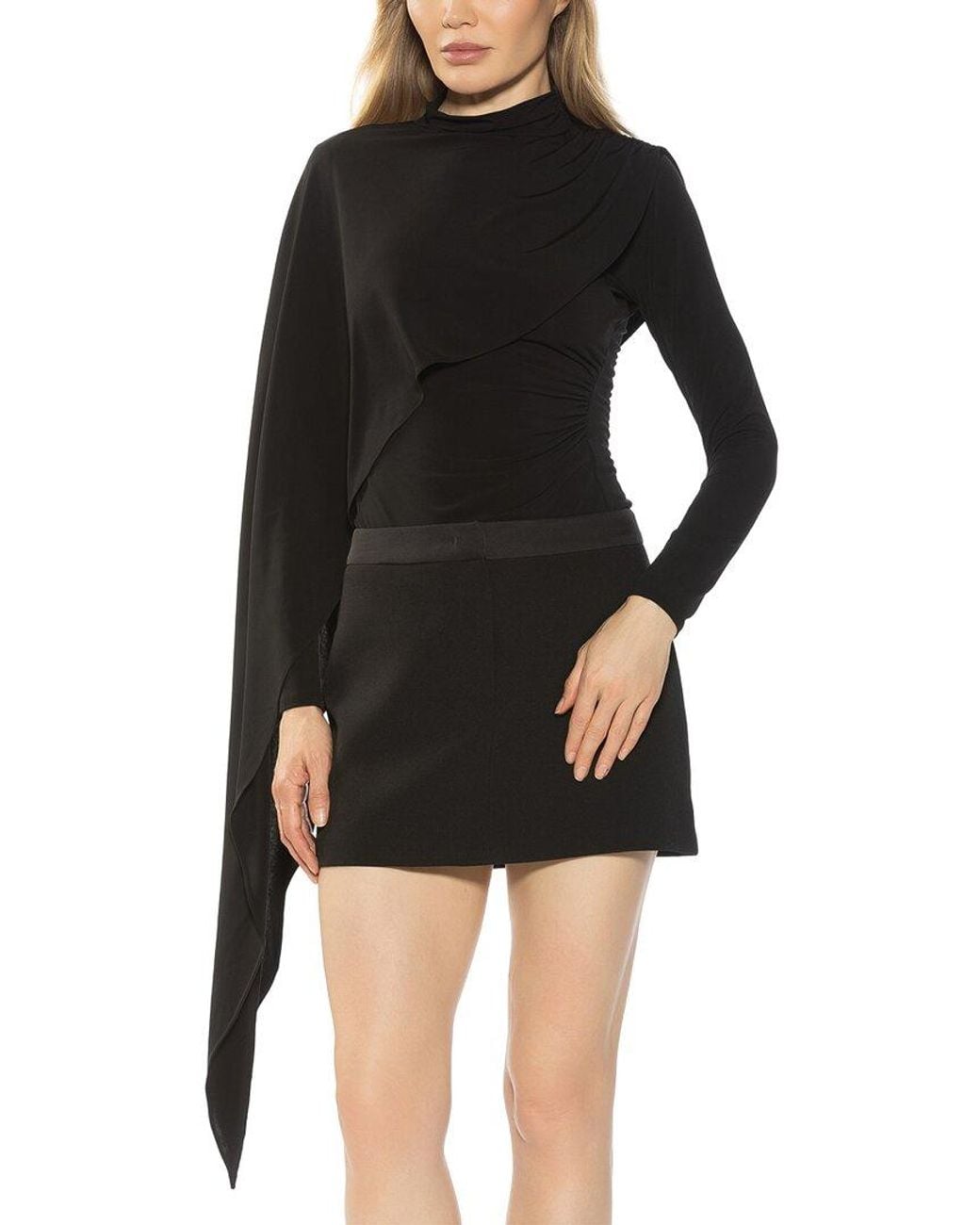 Alexia Admor Black Ivo Top