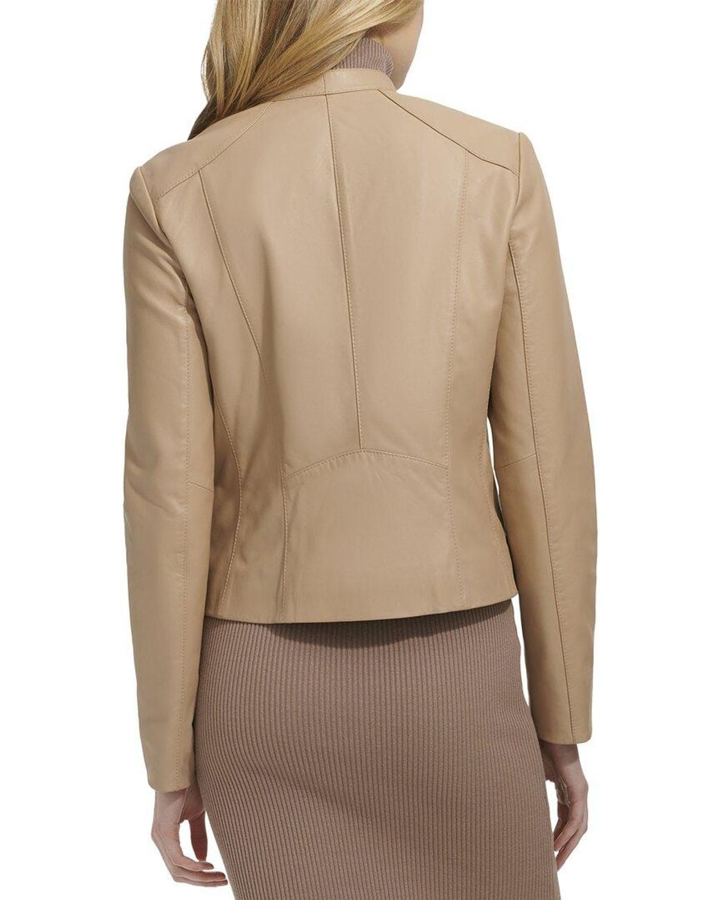 Cole Haan Natural Smooth Lamb Jacket