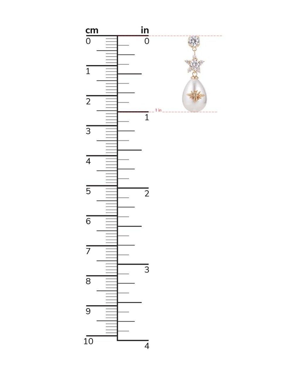 Eye Candy LA White 18k Plated Earrings