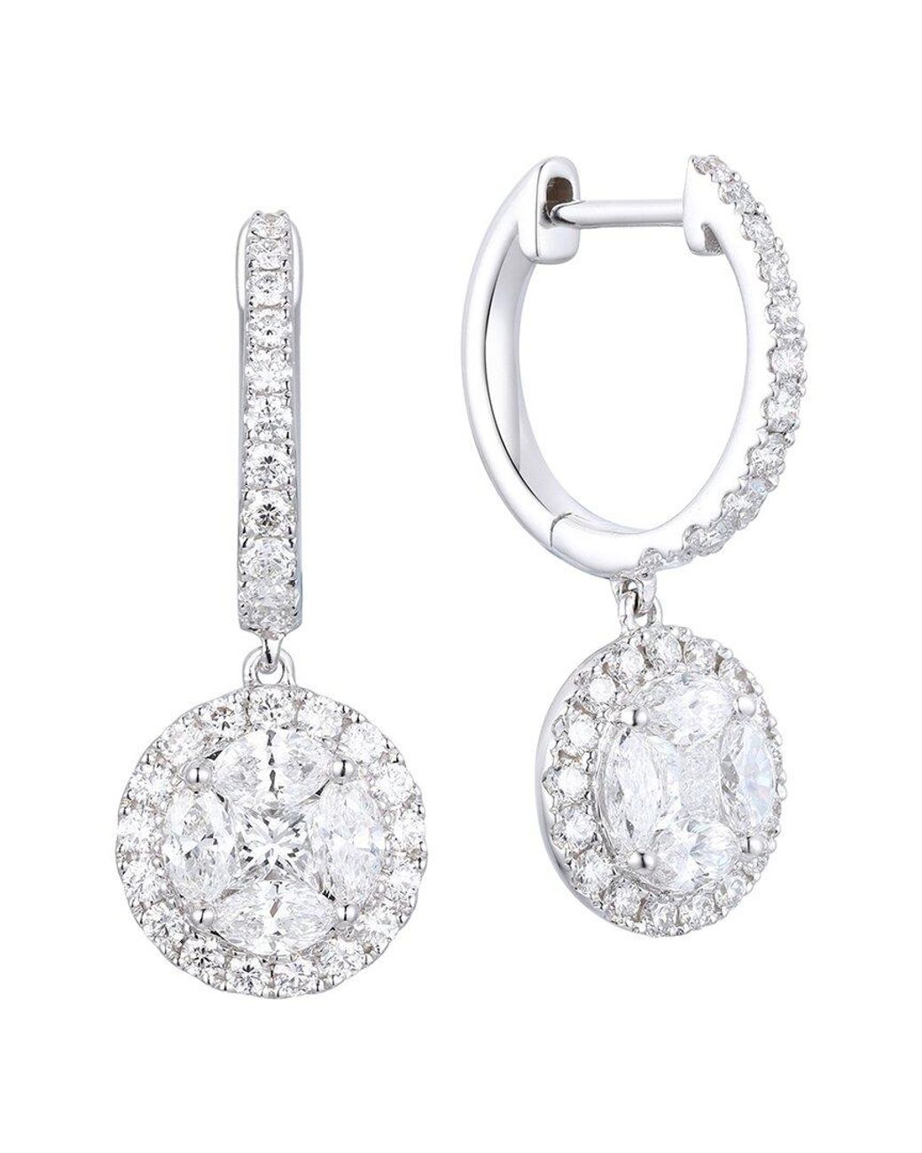 Gregg Ruth White 14K 1.48 Ct. Tw. Diamond Earring