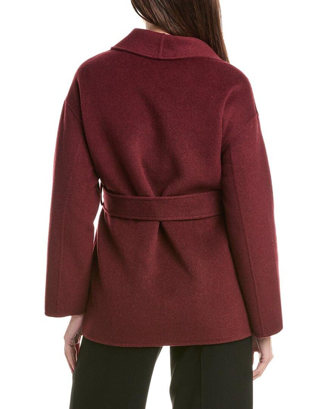 Joseph Ribkoff Red Wool-Blend Coat