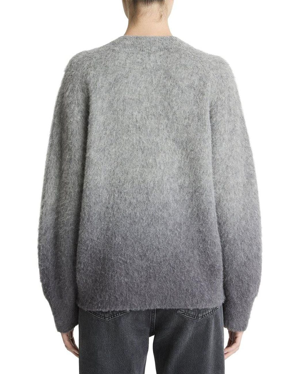 Vince Gray Ombre Alpaca & Wool-Blend Sweater