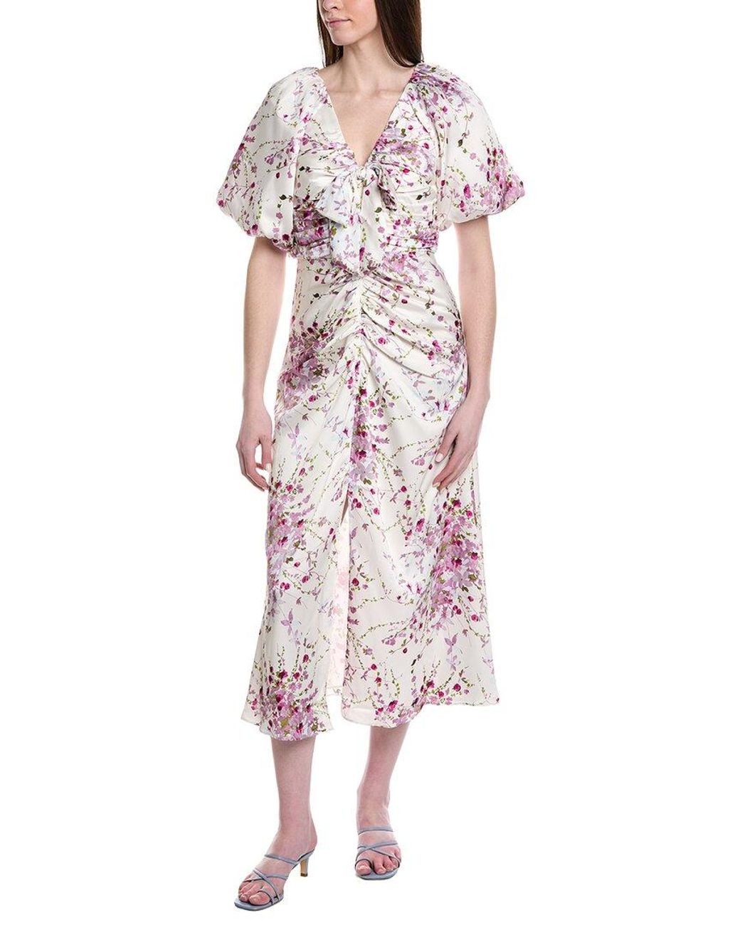 Cinq À Sept Pink Midsummer Bloom Brenton Dress