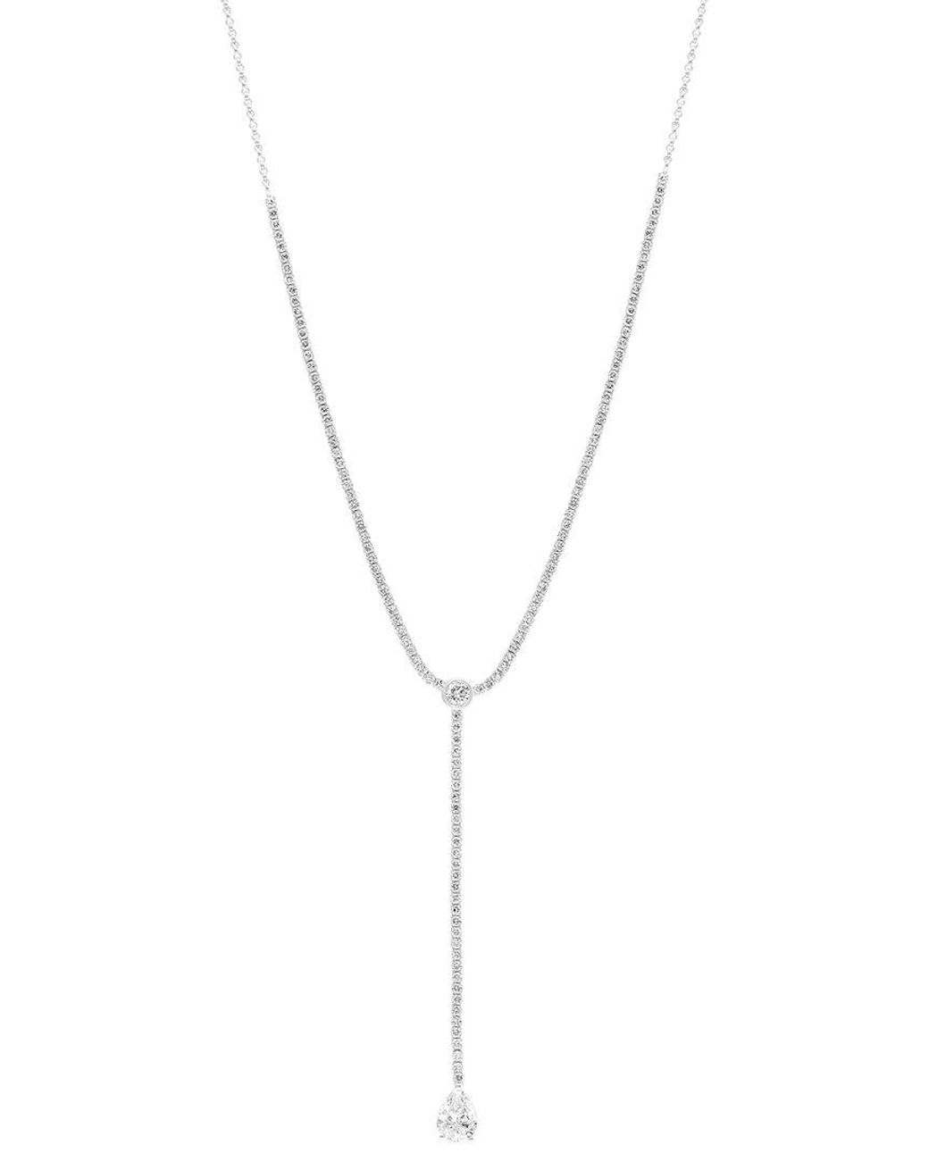 Effy Fine Jewelry Metallic 14K 1.91 Ct. Tw. Lab-Grown Diamond Necklace