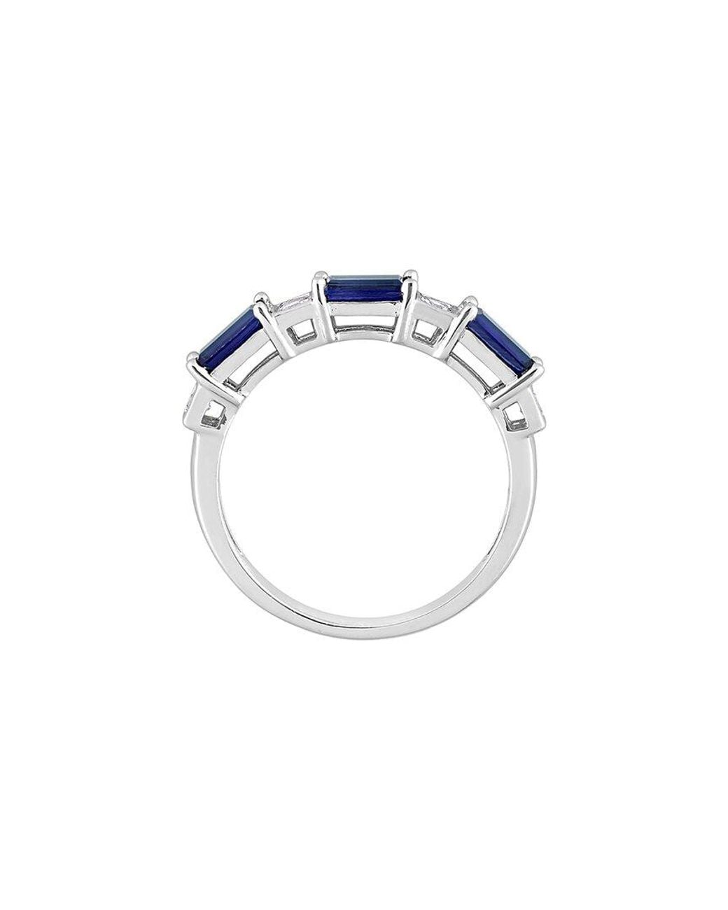 Rina Limor Blue 1.40 Ct. Tw. Lab-Grown Created Sapphire, Created Sapphire Ring