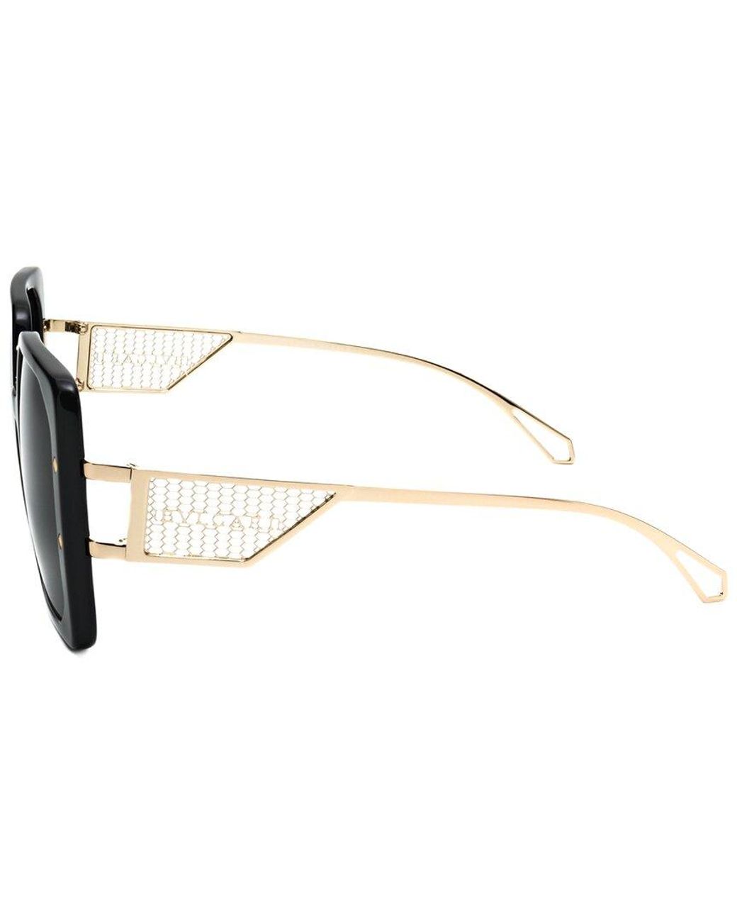 BVLGARI Black Bv8254 55Mm Sunglasses for men