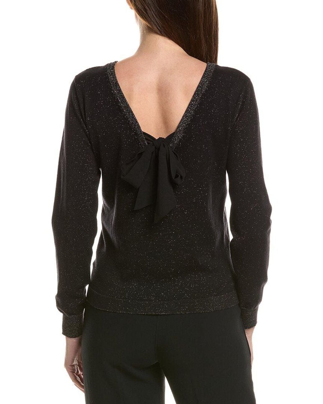 Sara Campbell Black Metallic Pullover