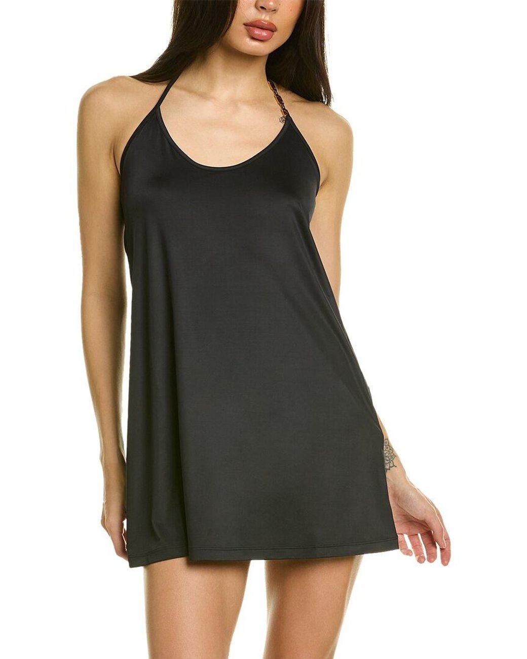 Versace Black Swim Cover-Up