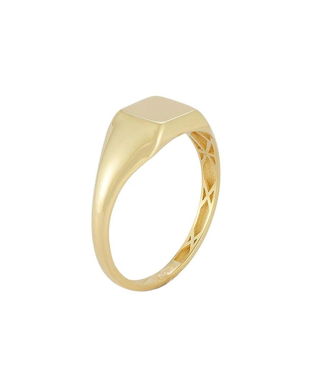 Ember Fine Jewelry White 14K Square Signet Ring