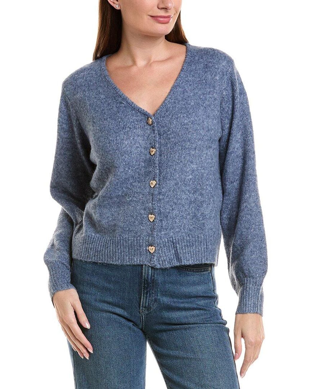 ANNA KAY Blue Georgias Heart Cardigan
