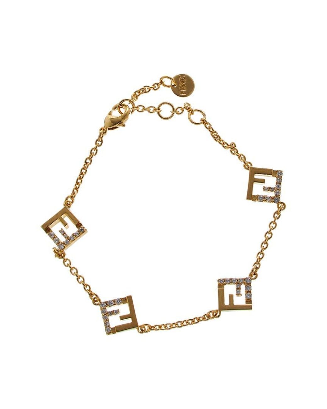 Fendi Metallic Forever Bracelet