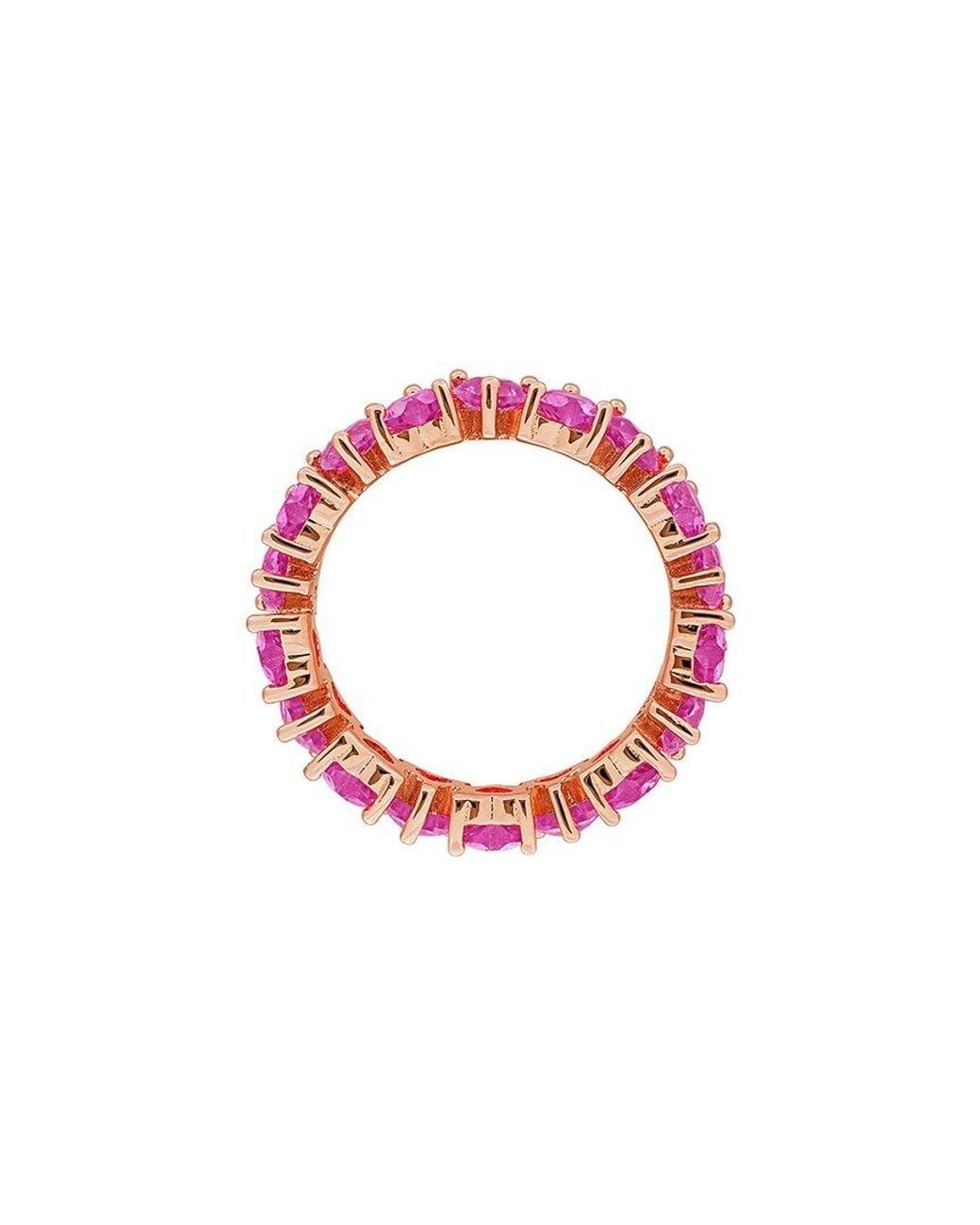 Rina Limor Pink Rose Over 4.00 Ct. Tw. Lab-Grown Created Sapphire Eternity Ring