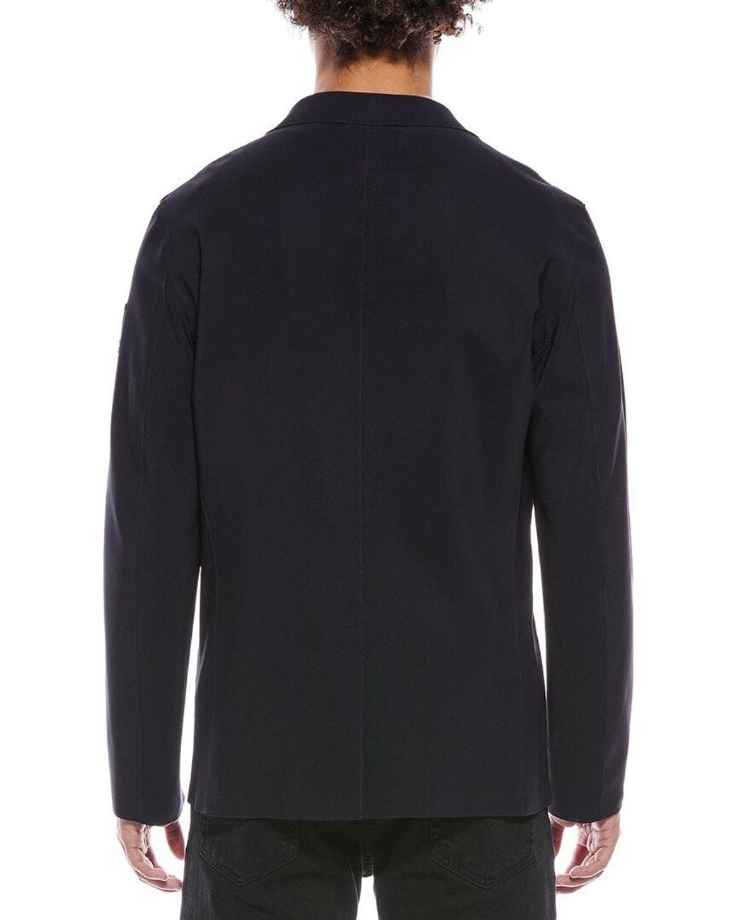 Herno Blue Solid Blazer for men